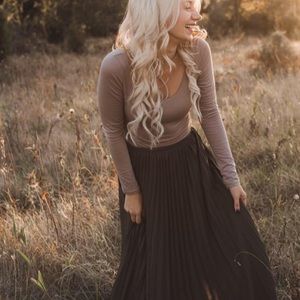 Naked Wardrobe Taupe Bodysuit